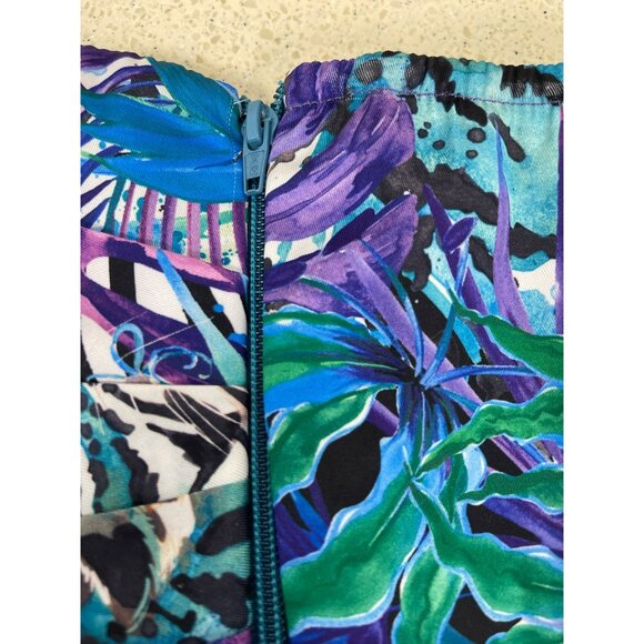 Bronx and Banco Selma Mini Dress Silk Fringe Drape Strapless Cocktail Size Small - Picture 8 of 16